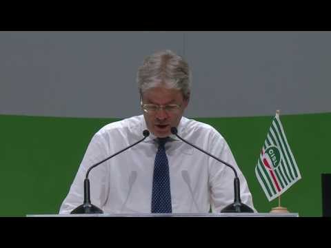 Roma - Gentiloni al XVIII Congresso confederale della CISL (28.06.17)