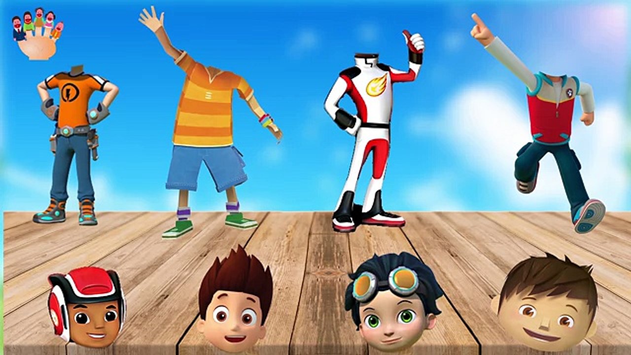 Wrong heads Paw Patrol Ryder, Rusty Rivets, Zack & Quack, Blaze Finger ...