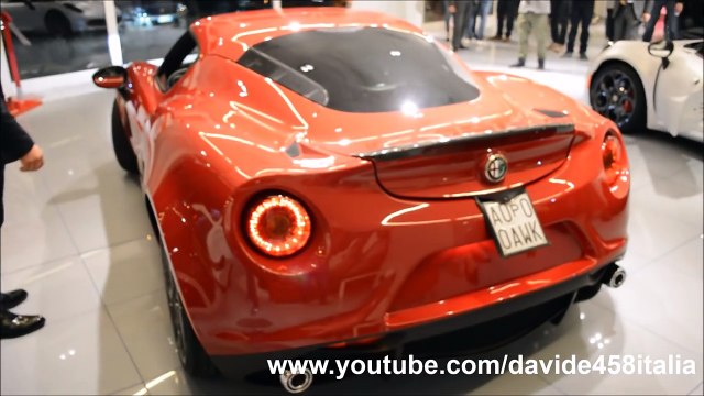 Alfa Romeo 4C SOUND - Start up and revving