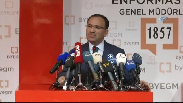 Adalet Bakanı Sayın Bekir Bozdağ, Basın Yayın ve Enformasyon Genel Müdürlüğü'nde Byegm'nin 15...