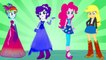 My Little Pony Equestria Girls Transform - Canterlot Mane 7 Wedding Dresses - Coloring Boo