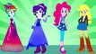 My Little Pony Equestria Girls Transform - Canterlot Mane 7 Wedding Dresses - Coloring Boo