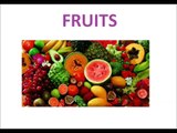 Et éducatif Anglais pour enfants Apprendre les légume à vocabulaire Fruits 1