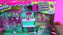 *New* Shopkins So Cool Metallic Fridge Playset with 8 Exclusive Shopkins