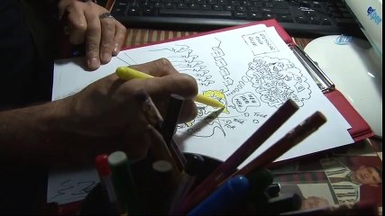 Kentin Sorunlarını Karikatürle Anlatıyor