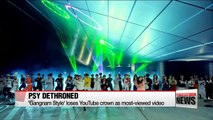 Psy's Gangnam Style loses YouTube crown