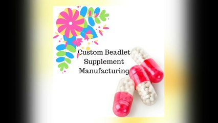Custom Beadlet Supplement Manufacturing