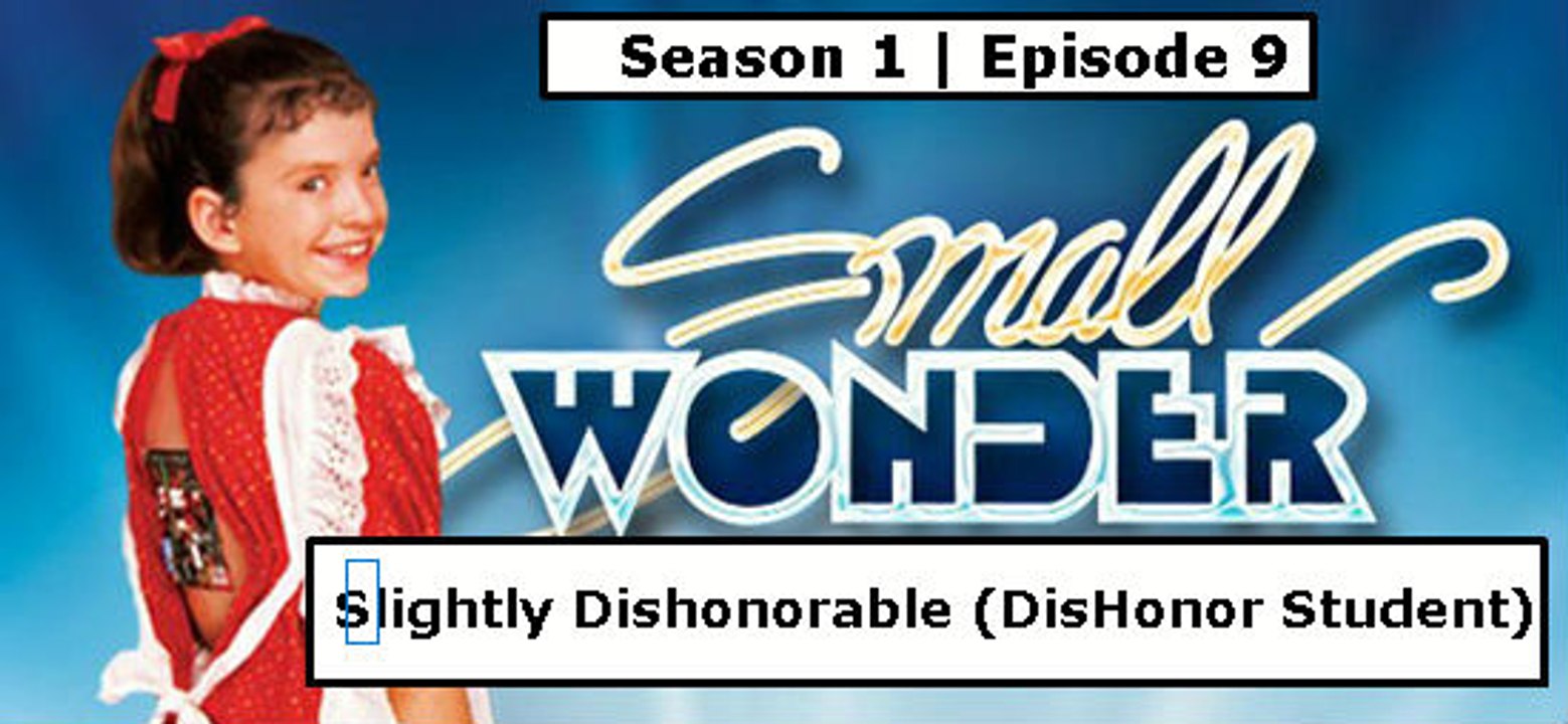 09 - Small Wonder "Slightly Dishonorable" S01E09