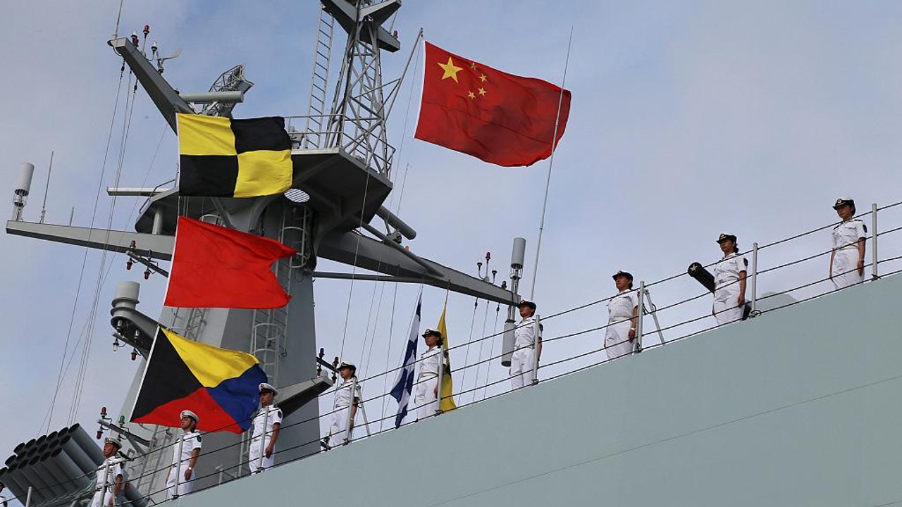 China: Manöver im Mittelmeer