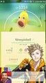 Pokemon GO Evolving Bellsprout into Weepinbell into Victreebel!