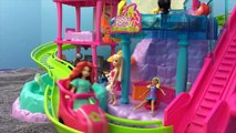 Polly Pocket Roller Coaster Resort DisneyCarToys & Disney Frozen Elsa and Anna Amusement T