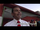 LA Mayor Antonio Villaraigosa On Marquez KO Clippers and Bikes  - esnews boxing