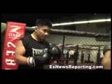 mma star cung le working with mitts - esnews boxing