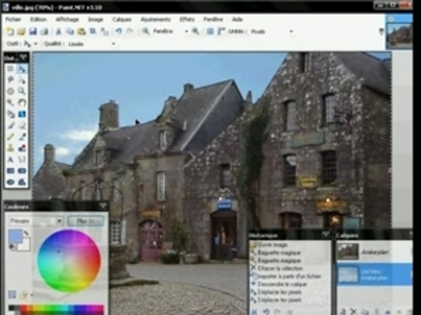 Remplacer Le Ciel Blanc Par Un Ciel Bleu Avec Paint Net Video