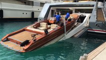 Vie de milliardaire - Comment garer son bateau hors-bord dans son yacht