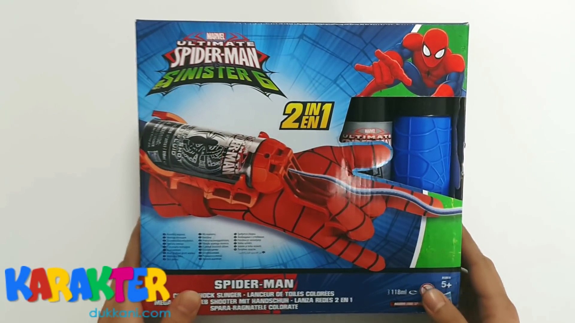 Örümcek Adam (Spiderman) Ağ Atan Eldiven Karakter Dükkanı'nda - video  Dailymotion
