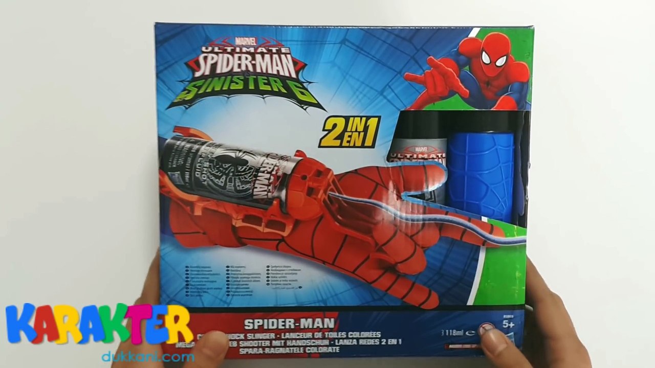 Örümcek Adam (Spiderman) Ağ Atan Eldiven Karakter Dükkanı'nda