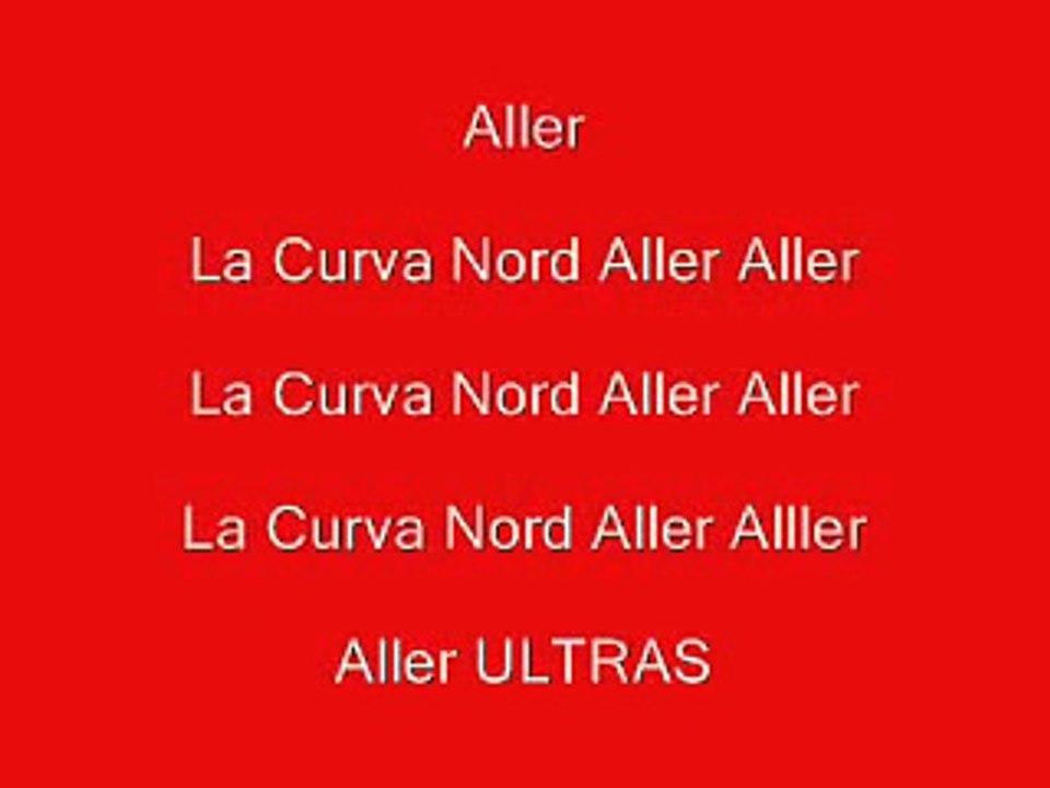 6- Curva Nord Aller (parole) Club Africain Mouvement 4 Octobre