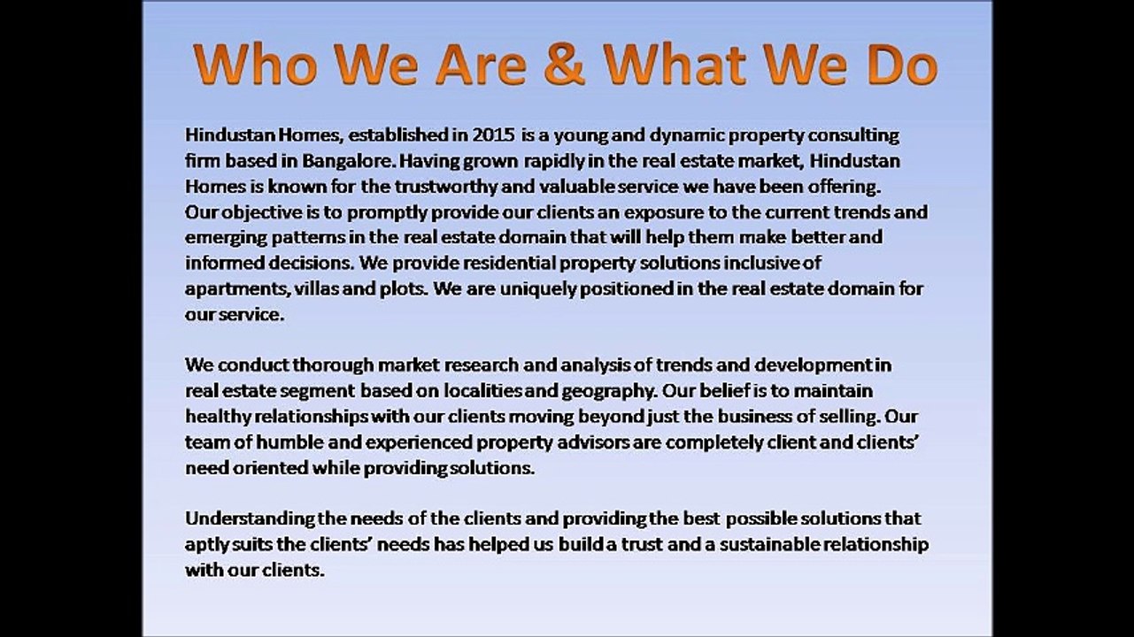 Hindustan Homes