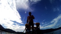 ROV, operação Ubatuba, Operação Tartaruga marinha, Operação, SUP, PET, reciclado nos maresa da Enseada. baia da Enseada, Ubatuba, SP, Brasil, julho, 2017