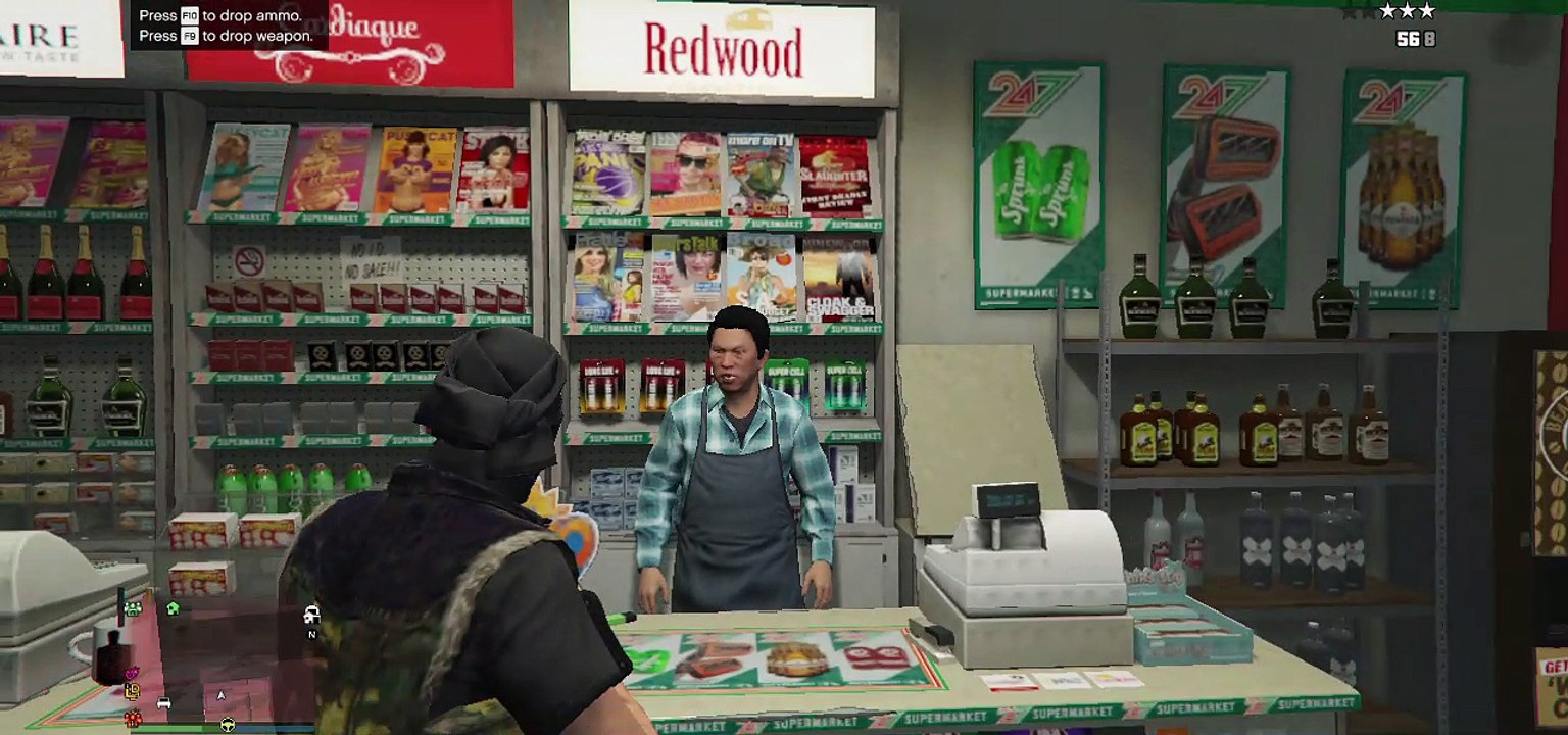 Gta Online 2 ways to rob a shop and escape your wanted level