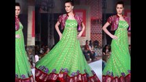 Colección diseñador vestidos tendencia Anarkali 2017
