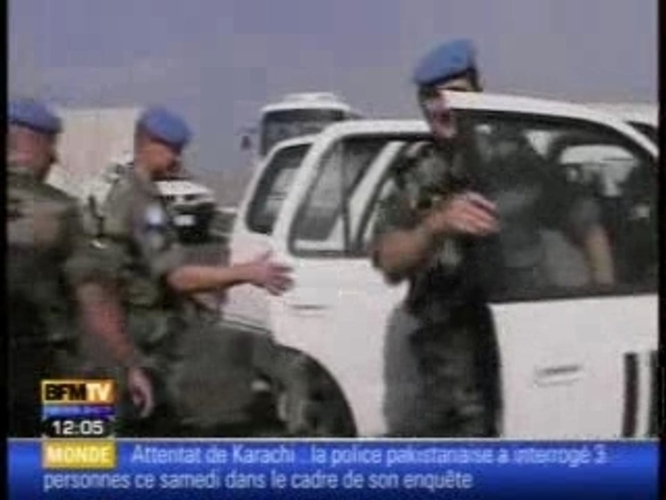 BERNARD KOUCHNER visite au liban infos BFM TV 21 10 07