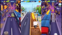 Talking Tom Gold Run - Cyber Angela vs Deputy Hank vs Officer Tom vs Raccoon Robber Chase