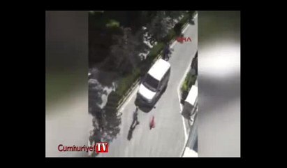 Adliye önünde keserli kavga: 1 yaralı