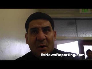 Angel Garcia: If Khan Won He Would Not Give Us a Rematch