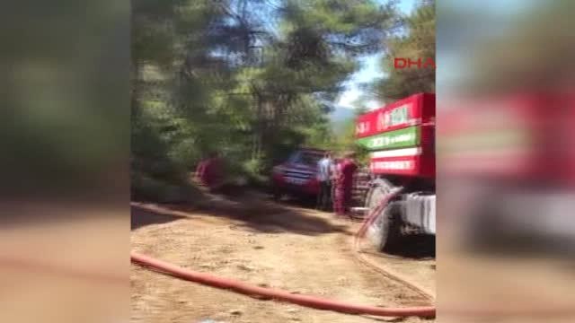 Hatay'da Çıkan Orman Yangını Devam Ediyor