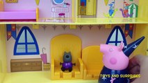 Porc clin doeil sur série Peppa Pig Peppa nouvelle princesse Pea