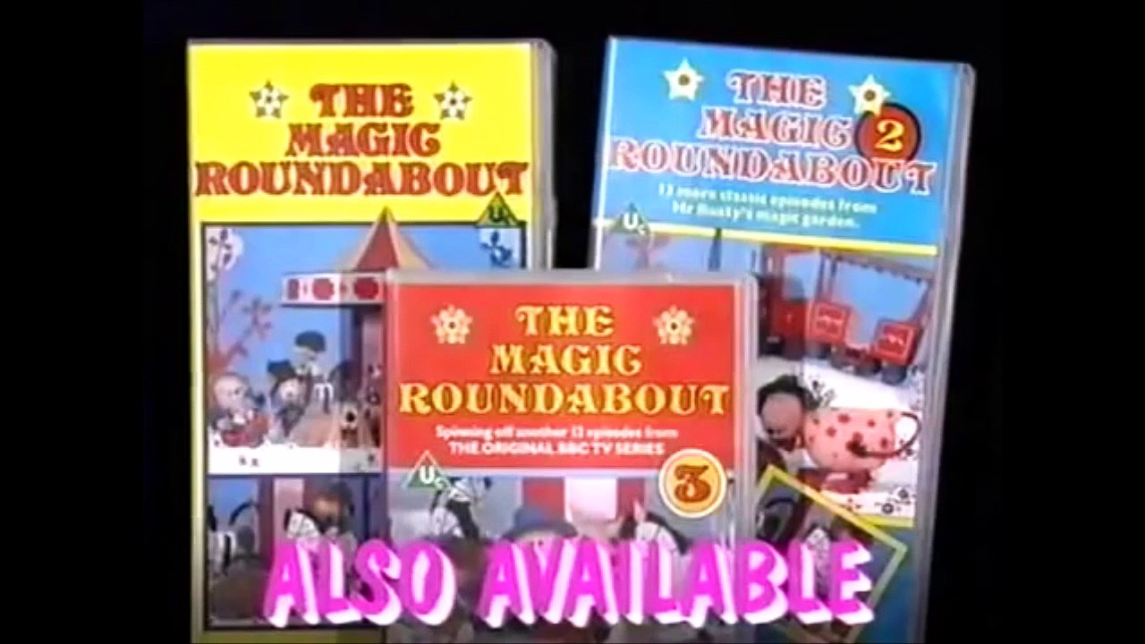 Start and End of The Magic Roundabout 4 VHS (Monday 6th July 1992)