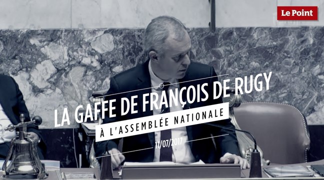 La gaffe de François de Rugy à l'Assemblée nationale