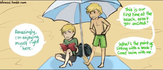 Miraculous Ladybug Comic English Dub _  Agreste Twins AU! Too Hot for the Beach