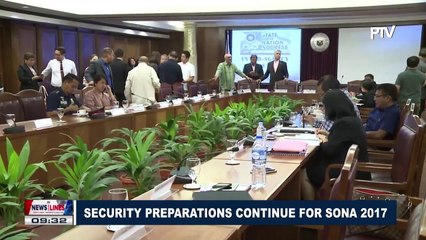 Security preparations continue for SONA 2017