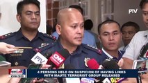 4 persons held on suspicion of having links with Maute terrorist group released