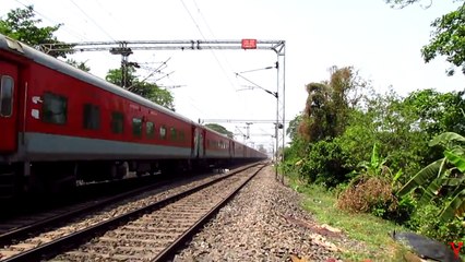 FIRED UP !! AJJ WAM-4 6PE Chennai AC Express roller coaster speed show