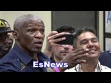 Floyd Sr To Conor McGregor I'm Going To Knock The Dog Crap Out Of You - EsNews Boxing