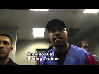 julio diaz  antonio diaz talk pacquiao ko