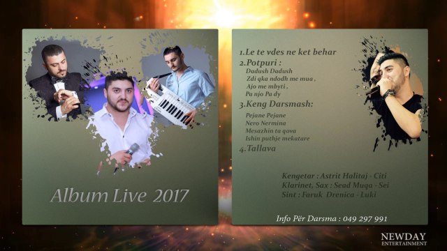 Astrit Halitaj - Keng darsmash (Album Live 2017)