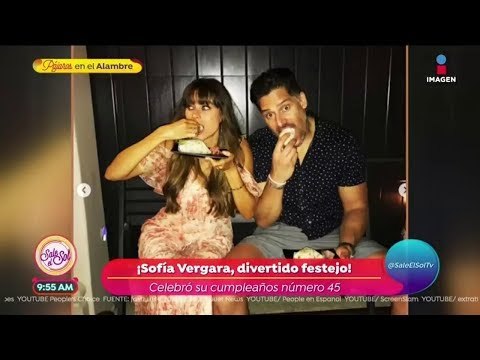 Así festejó su cumpleaños Sofía Vergara | Sale el Sol