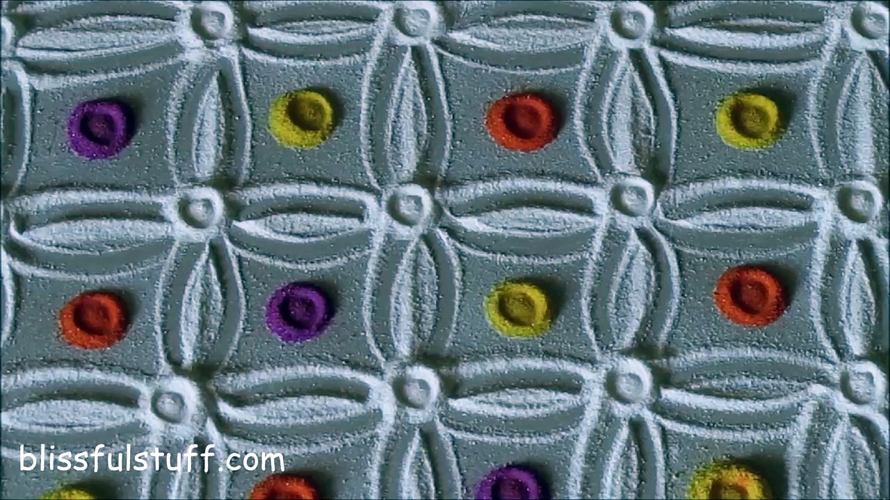 Easy and simple rangoli design with 6 by 6 dot grid / Creative rangoli designs by Poonam Borkar