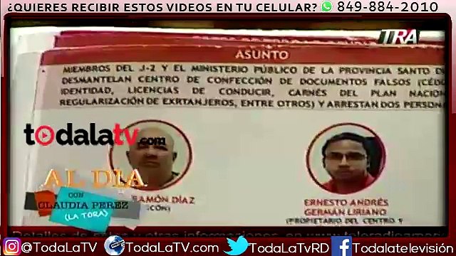 Se identifican dos personas que le daban documentos falsos a los haitianos-Al Día Con Claudia Pérez-Video