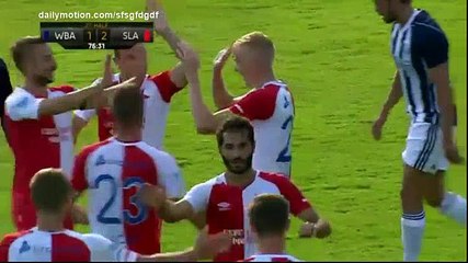 Michal Frydrych Goal HD - Slavia Prague 2 - 1 West Brom - 12.07.2017 (Full Replay)