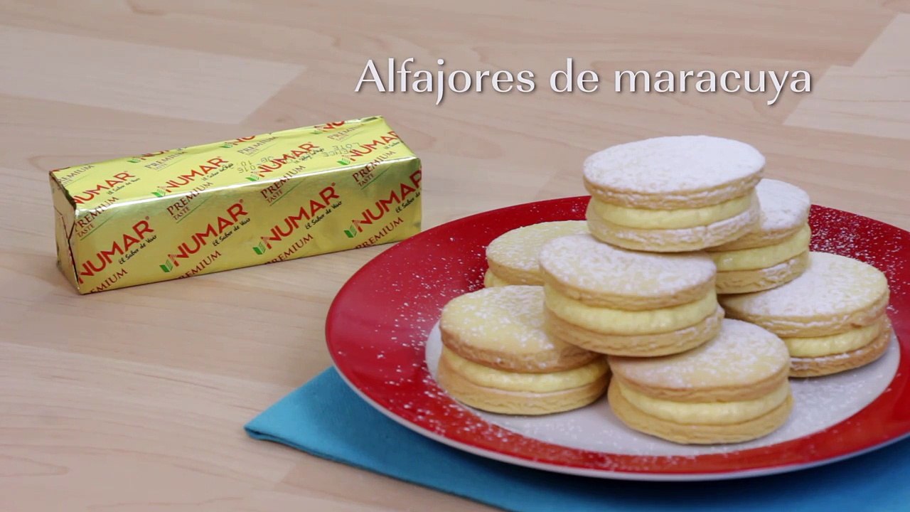 ALFAJORES DE MARACUYÁ | Postres rápidos y fáciles de hacer | NUMAR