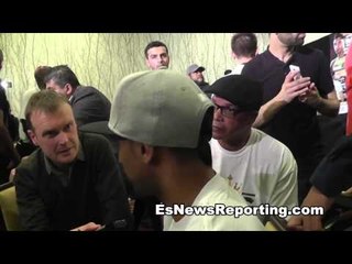 Amir Khan vs Carlos Molina amir talks to british media  - esnews boxing