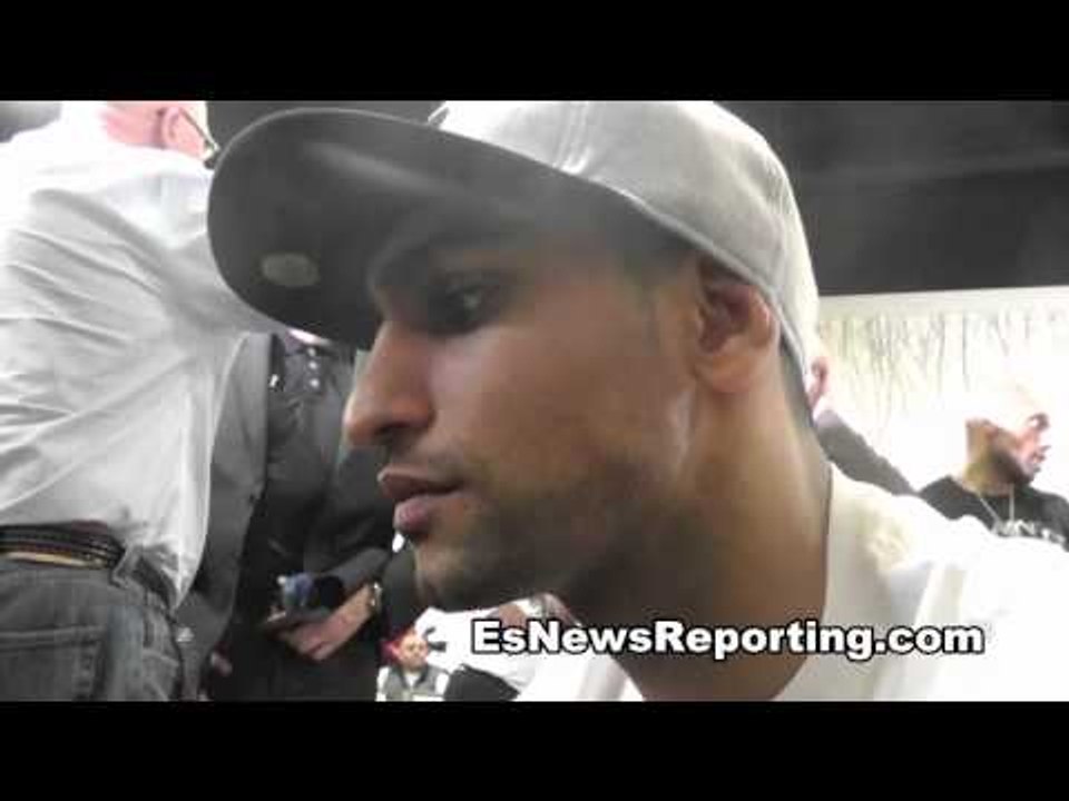 amir khan you'll see a new smarter khan in ring vs molina - esnews boxing
