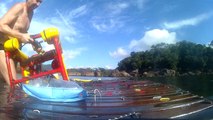 ROV, operação Ubatuba, Operação Tartaruga marinha, Operação, SUP, PET, reciclado nos maresa da Enseada. baia da Enseada, Ubatuba, SP, Brasil, julho, 2017