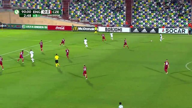 NMECHA Goal HD - England U19 1-0 Czech Republic U19 Semi Finals